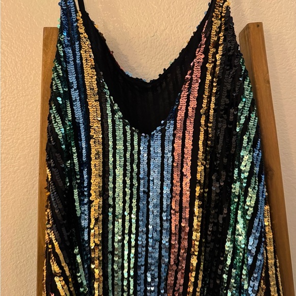 Show Me Your MuMu Multicolor Sequin Mini Dress - Picture 2 of 7
